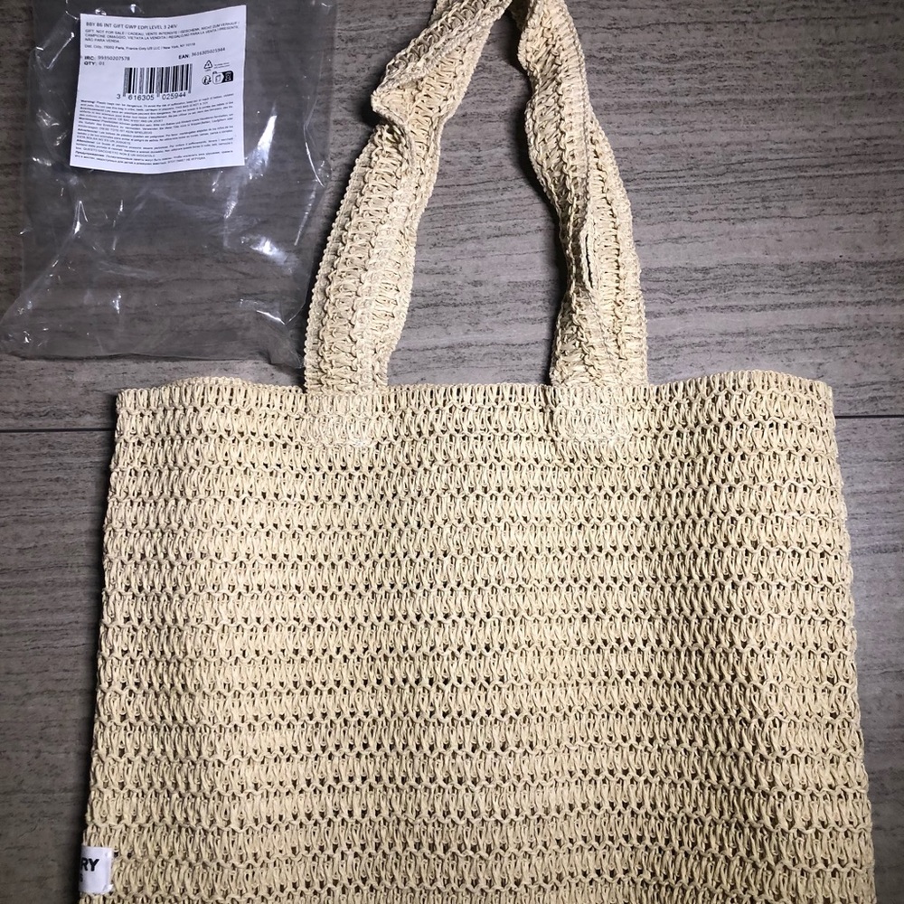 NWT Burberry Goddess Perfume Tote Beach Bag